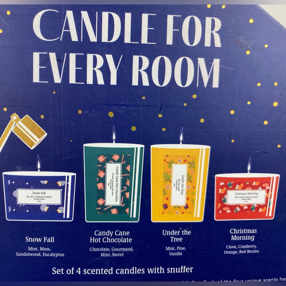 holiday themed Candle for Every Room Gift Set house-shaped box - Picture 11 of 16